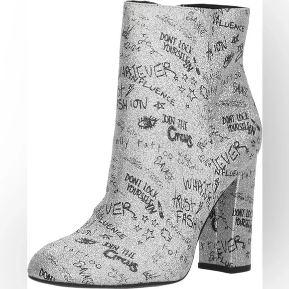 Circus by Sam Edelman Connelly Black Multi Circus Graffiti Print 🩶🩶 - Picture 2 of 8